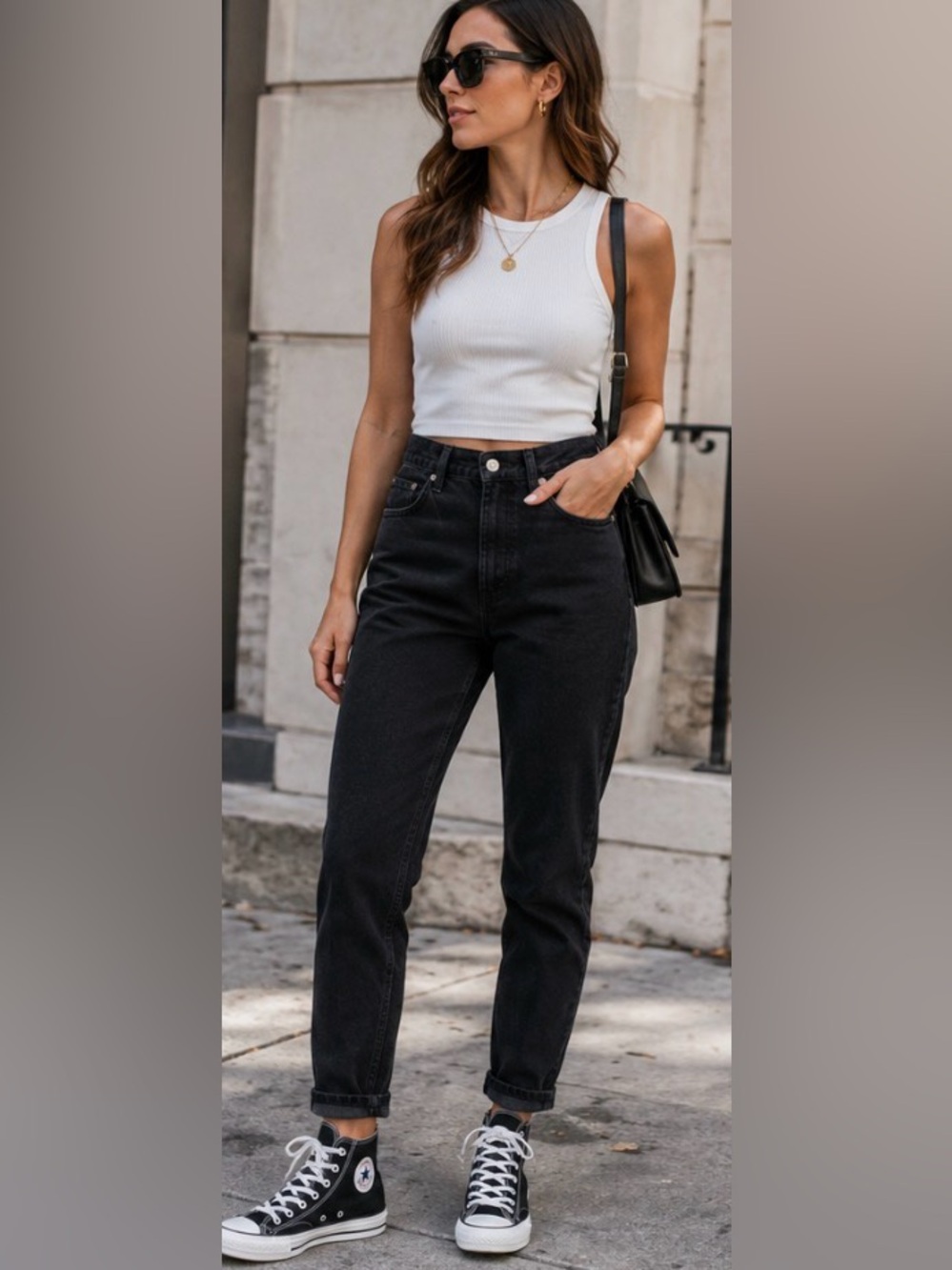 NWT Levi’s High-Waisted Mom Jeans Black 30x30 Cotton Hemp Tapered